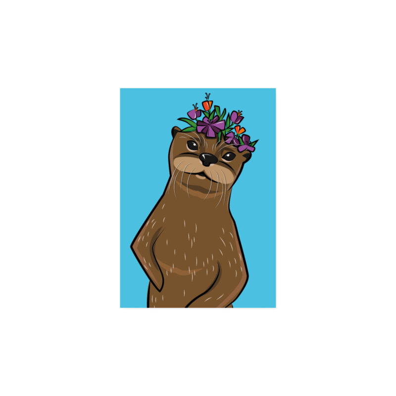 Blumentier – Otter – Vorderseite